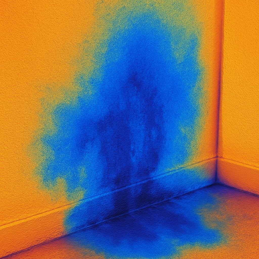 Detecção de umidade e vazamentos com termografia